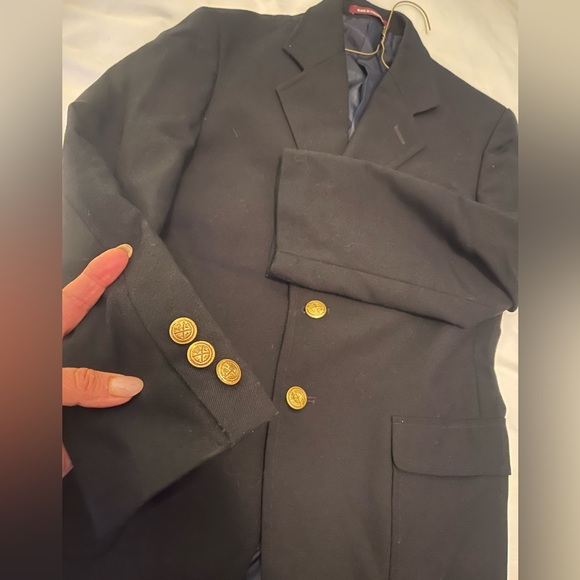 Nordstrom Boys Blazer Black in size 10 regular - Picture 3 of 11